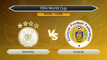 FIFA World Cup - Germany vs Curacao
