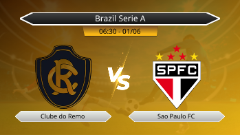 Brazil Serie A Clube do Remo VS Sao Paulo FC