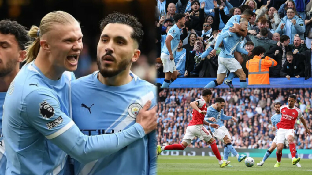 Cú knock-out Arsenal giúp Man City chiếm lợi thế cực lớn